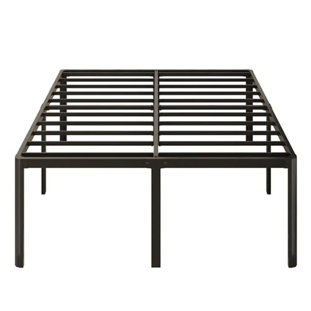 

24" Metal California King Bed Frame Round Leg Design Heavy Duty Storage Space Noise-Free Easy Assembly Size Cali King 3200 lbs