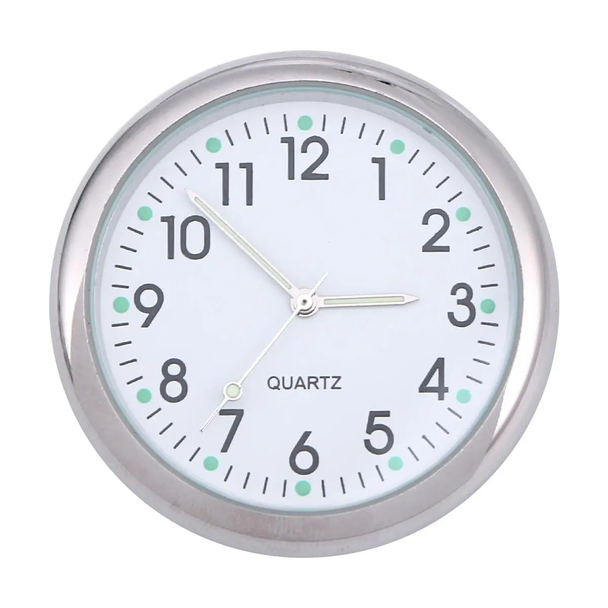 

Clock Luminous Pointer Low Light Night Driving Dashboard Decor Compact Modern Digital Clock for Car Office Use