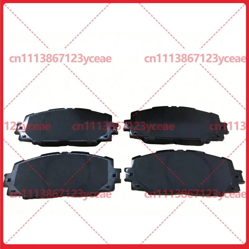 4pcs For Brilliance Auto V3 Series Front Brake Disc Pads Chassis Braking Repair Spare Auto Accessory