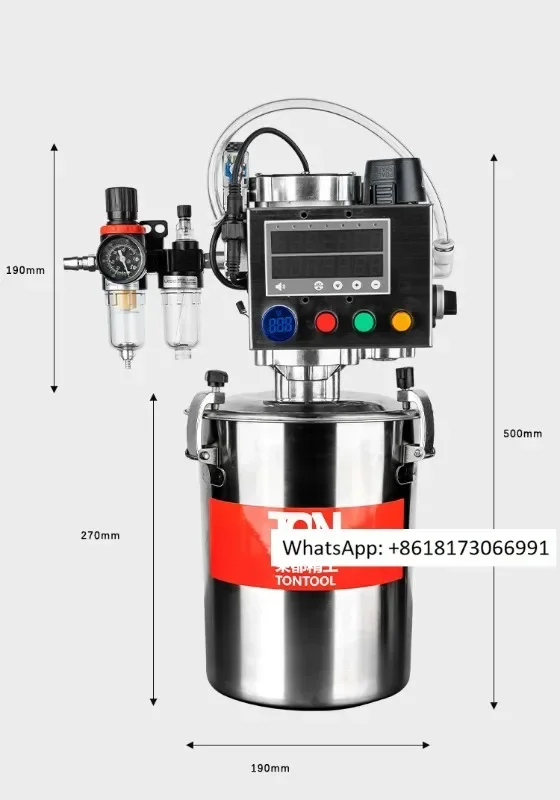 Fully automatic remote timed quantitative CNC butter machine 6L grease filling machine lubrication equipment