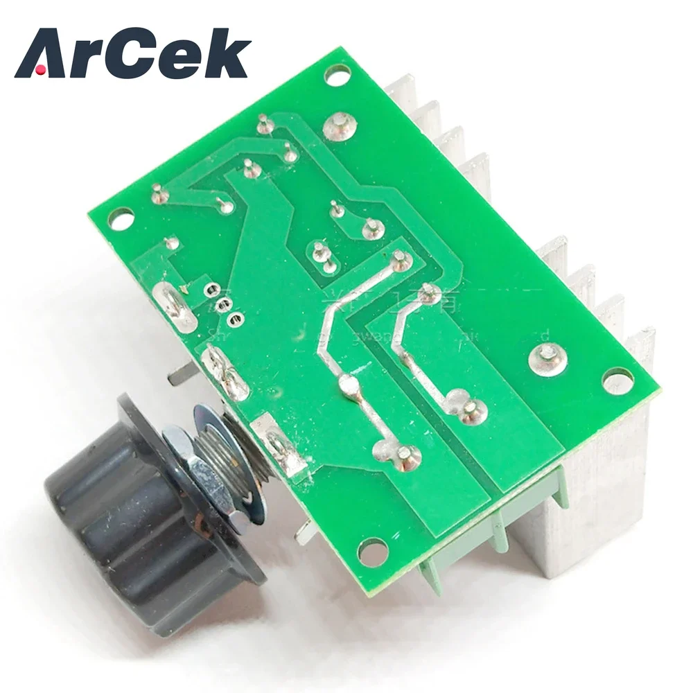 AC 220V 4000W High Power SCR Speed Controller Electronic Volt Regulator Motor Governor Dimmer Module for Thermostat Dimming