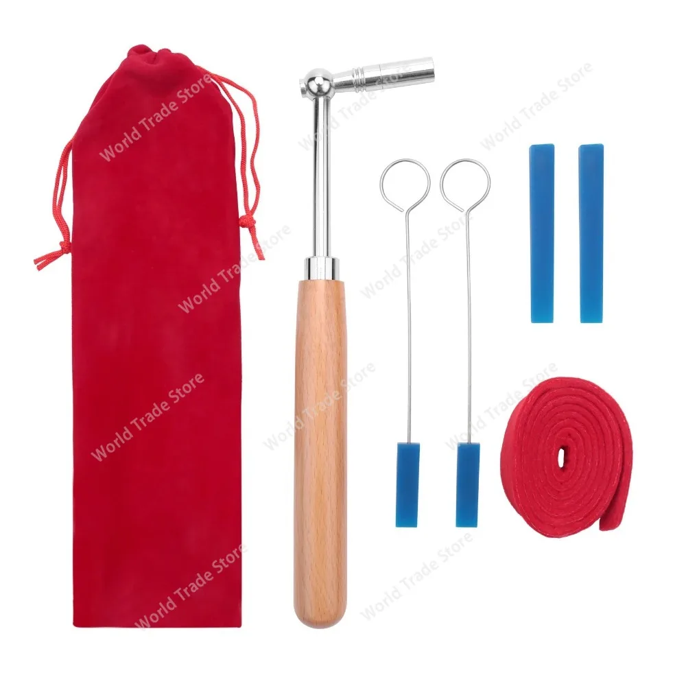 

Professional Portable Lever Jujube Piano Tuning Tuner Mute Kit Tools And Case piano tuning Lever Tools Kit Mute Hammer Diy
