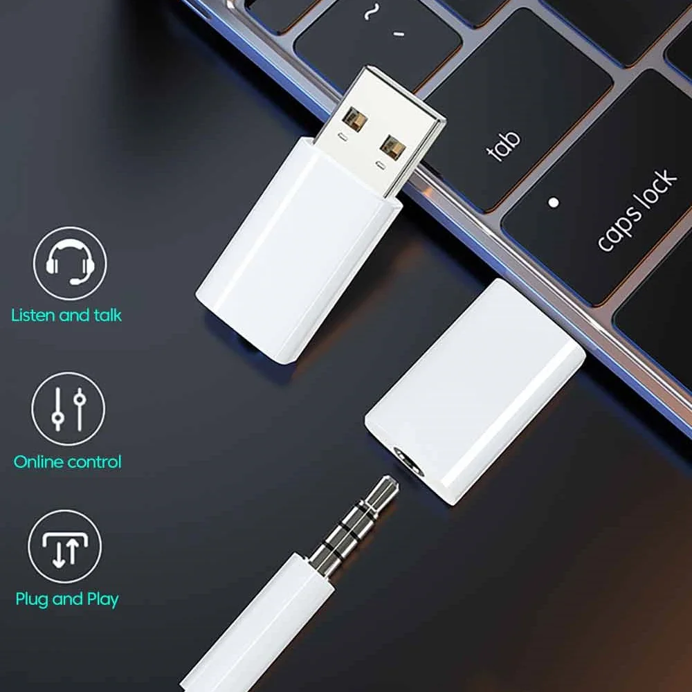 USB/Type C to 3 5 mm jack Audio Adapter 3.5mm Aux Female Converter Wired Earphone For iPhone15 Samsung Xiaomi Laptop Computer