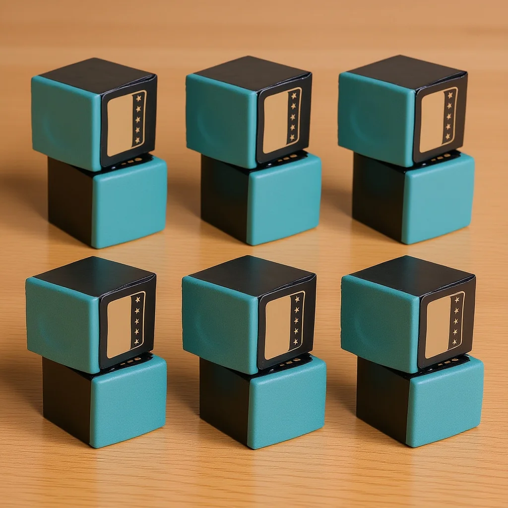 

Billiards Cue Chalk 12Pcs Set for Pool Snooker Cue Stick Wiping Powder Accessories American Nine Balls Gear