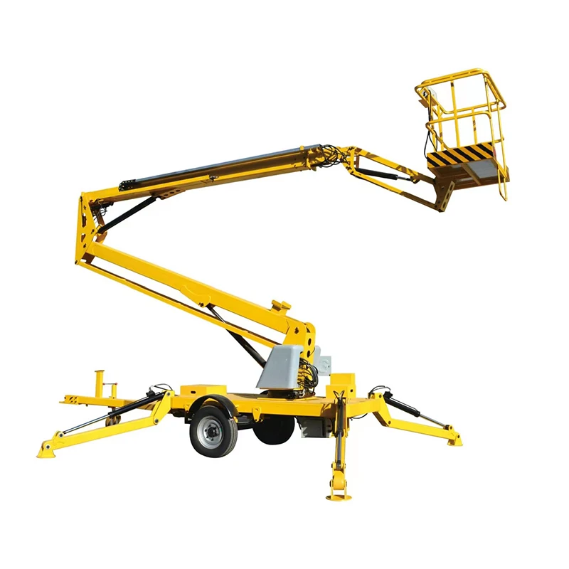 YG  Small Trailer Mounted Towable Boom Lift Aerial Work Platform