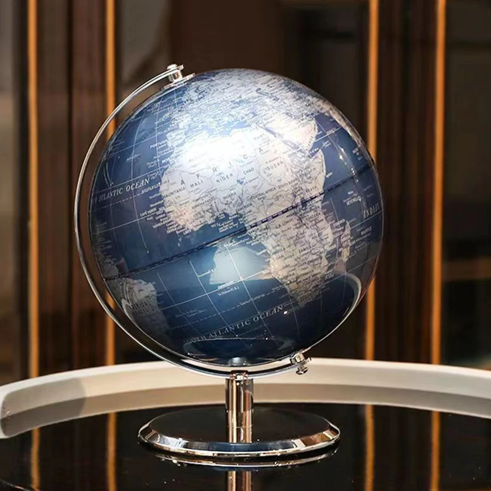 Dekorasi Desktop Globe geografi anak-anak pendidikan kreatif dekorasi rumah aksesoris Retro dunia Modern belajar dunia peta dunia dunia dunia