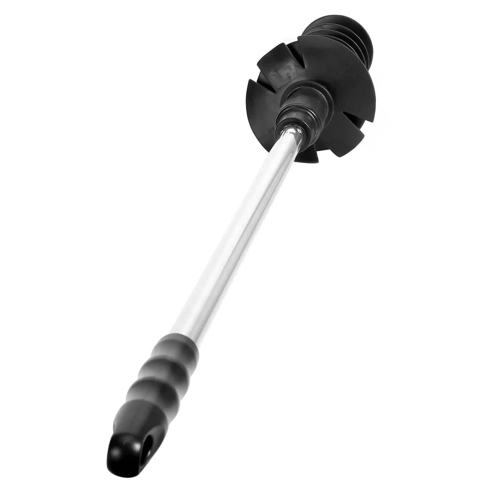 

1Pcs Premium Heavy-Duty Toilet Plunger with Thickened Stainless Steel Rod Strong Suction Unclogger Tool for Home Office Hotel