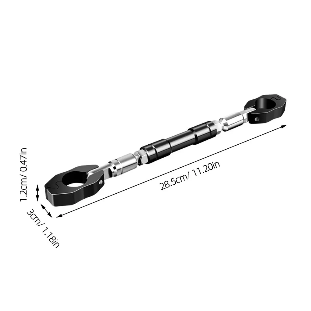 

1pc Balance Bar Accessories Durable Premium Material Strong Force Motorcycle Modifying Bike Adjustable Black Faucet
