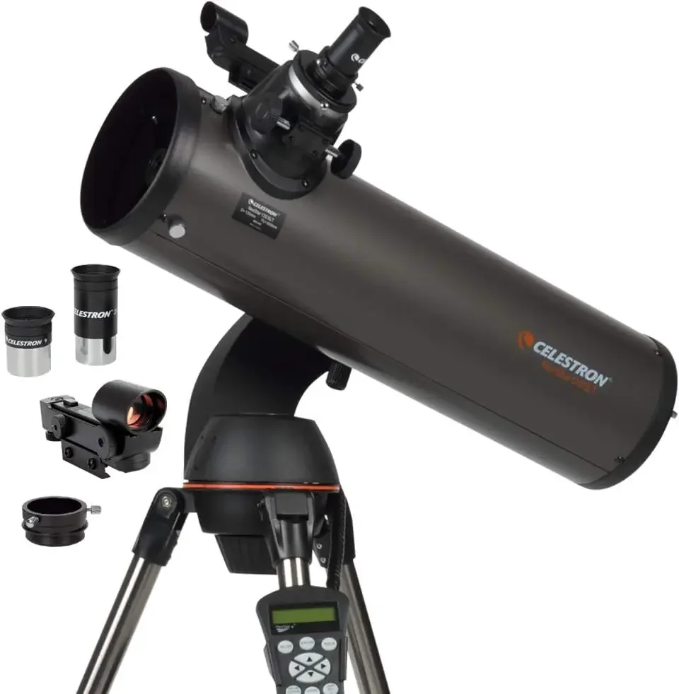 NexStar 130SLT Computerized Telescope - Compact and Portable - Newtonian Reflector Optical Design