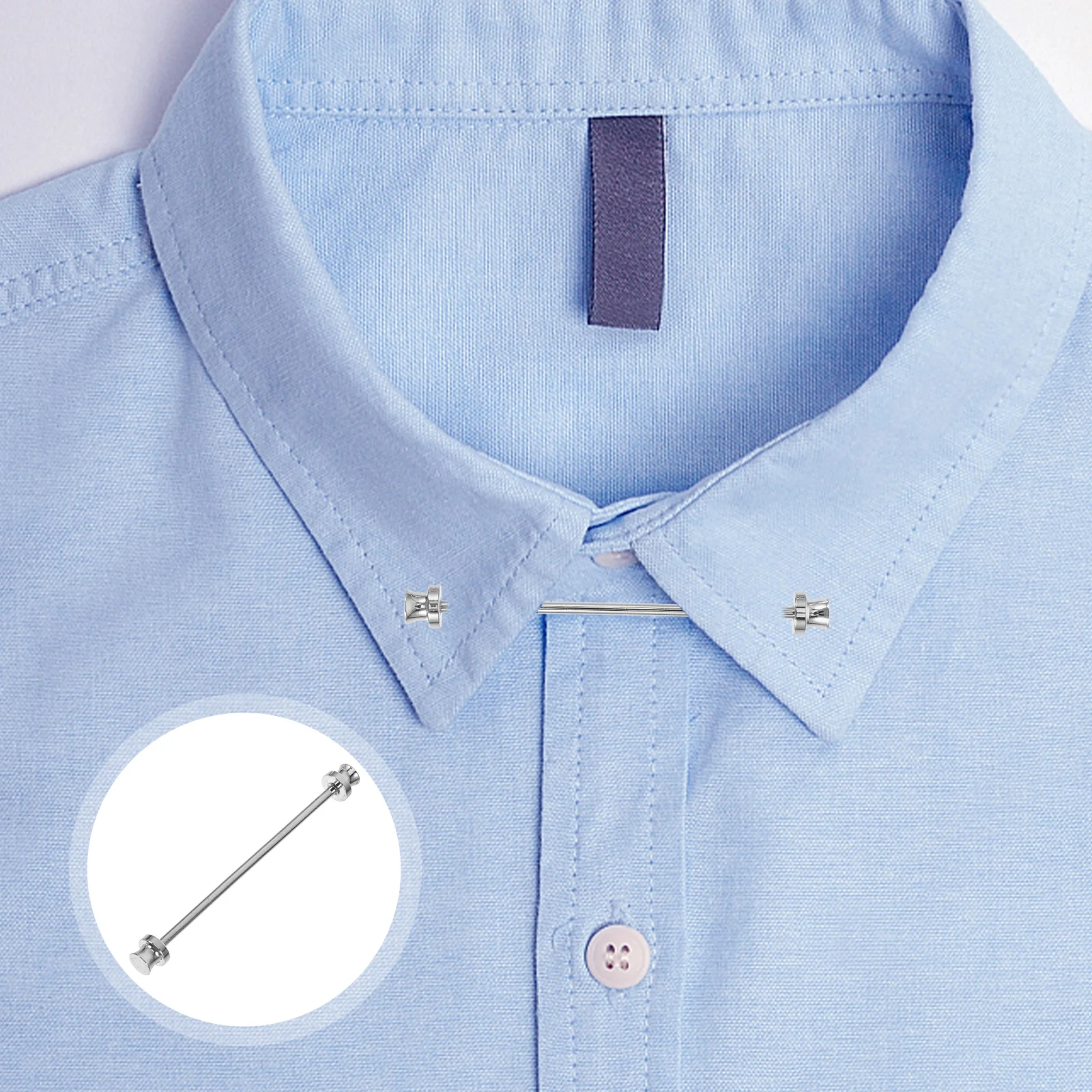 2pcs Men'S Pin Stays Tie Pin For Formal Events Suit Accessories Men Collar Pins Mens Shirt Collar Bar