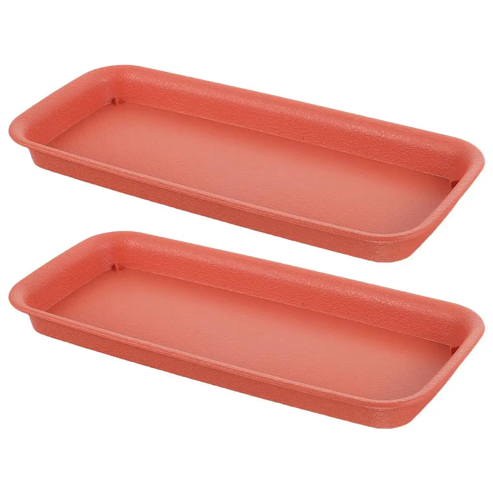 

2 Pcs Waterproof Tray Plants Catcher Pots for Indoor Saucers Flower Trays Drain Drainage Planter