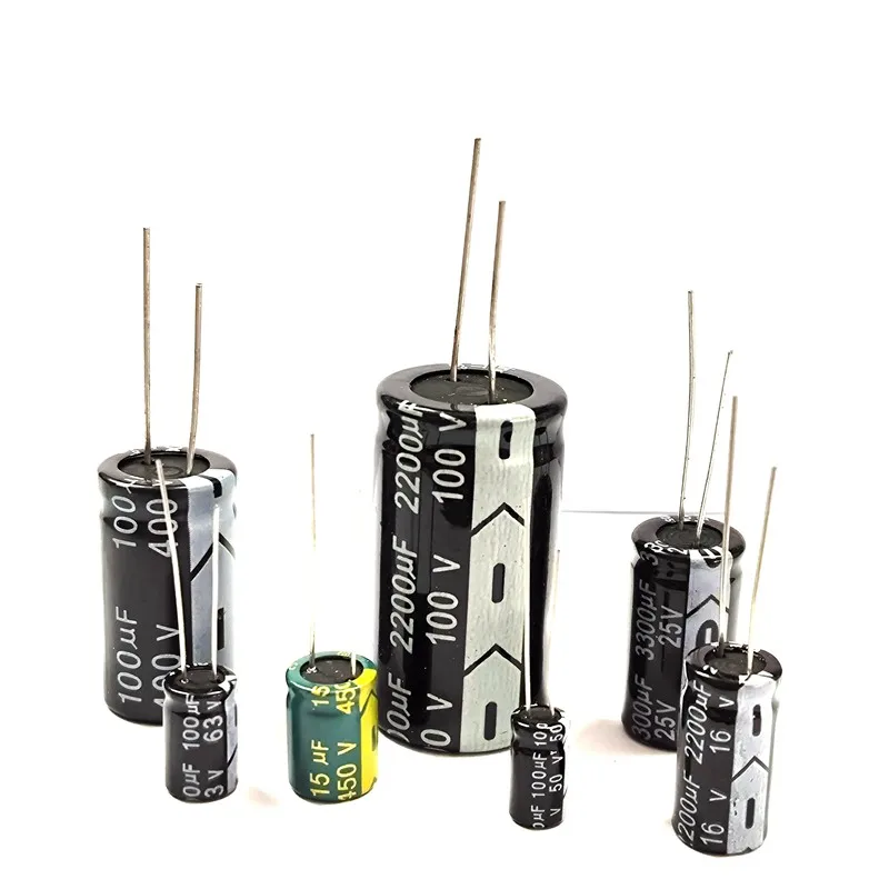 5PCS 15uF 450V 15MFD 450Volt Aluminum Electrolytic Capacitor 10*17mm Radial 15mf450v 15uf450v 450v15mf 450v15uf