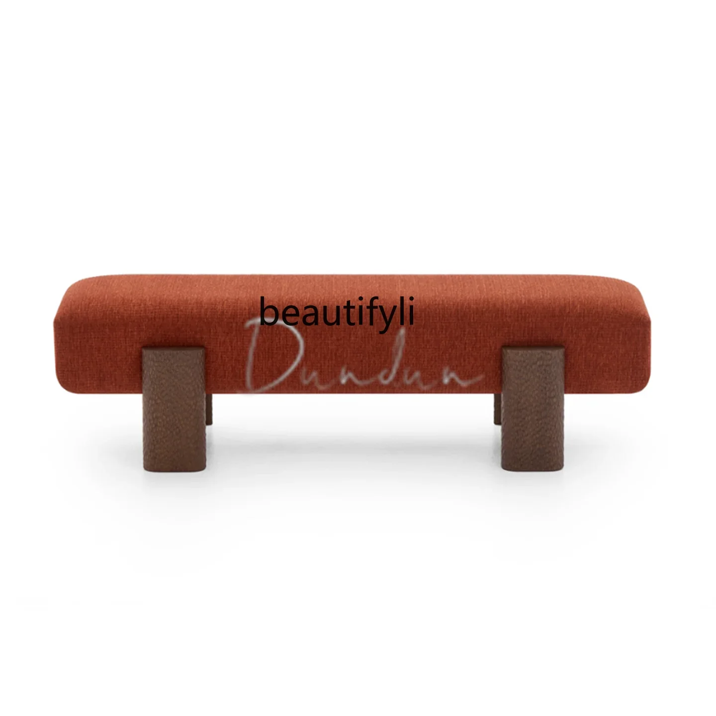 Nordic Light Luxury Creative Bedroom Bedside Stool Club Mall Leisure Long Bench Entryway Shoe Changing Stool