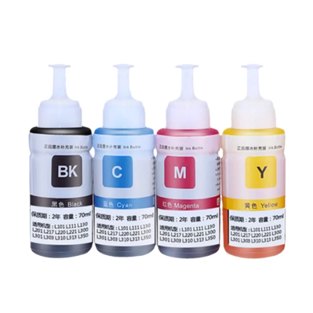 For Suitable for L350 L360 L380 L1300 Epson printer ink 672 four-color ink L100 L220 L300 L353L565 L383 L385 L551 L313