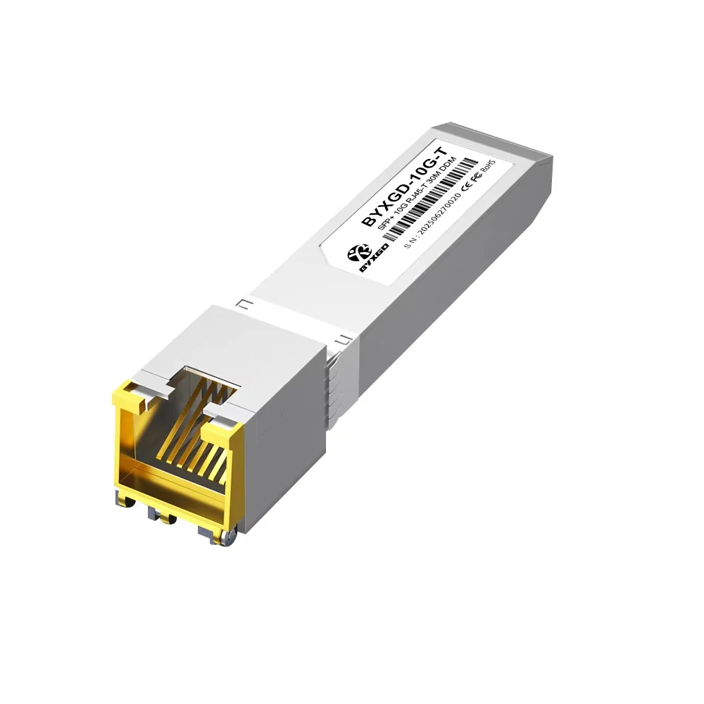 RJ45 SFP-module Adaptieve snelheid Plug and Play 10GBASE-T SFP+ voor Cisco/Ubiquiti/Dell, 1G/10G koperen SFP voor schakelaar/router/server
