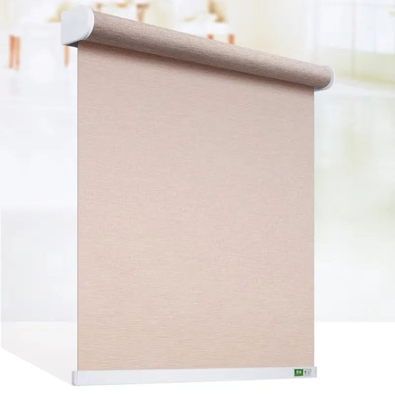 Customized Size Texture Full Blackout Indoor Roller Blinds Window Curtain