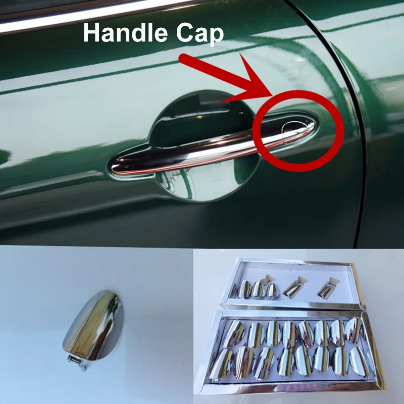 Car Door Handle Key Button ABS Replacement Cover For  M Coope r S J C W club F 54 F 55 F 56 F 60 Exterior Accessories