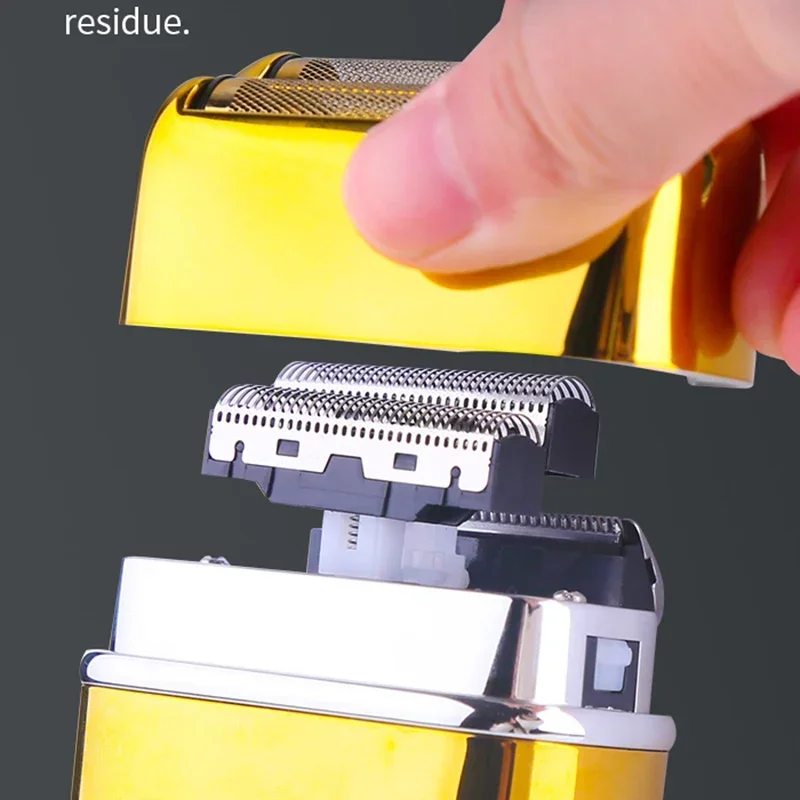 Kemei มีดโกนหัวโกนสำหรับผู้ชาย, โกนหนวดไฟฟ้าอะไหล่โกนหนวด KM-TX8 TX8ฟอยล์ตาข่ายโกนหนวดแบบดั้งเดิม