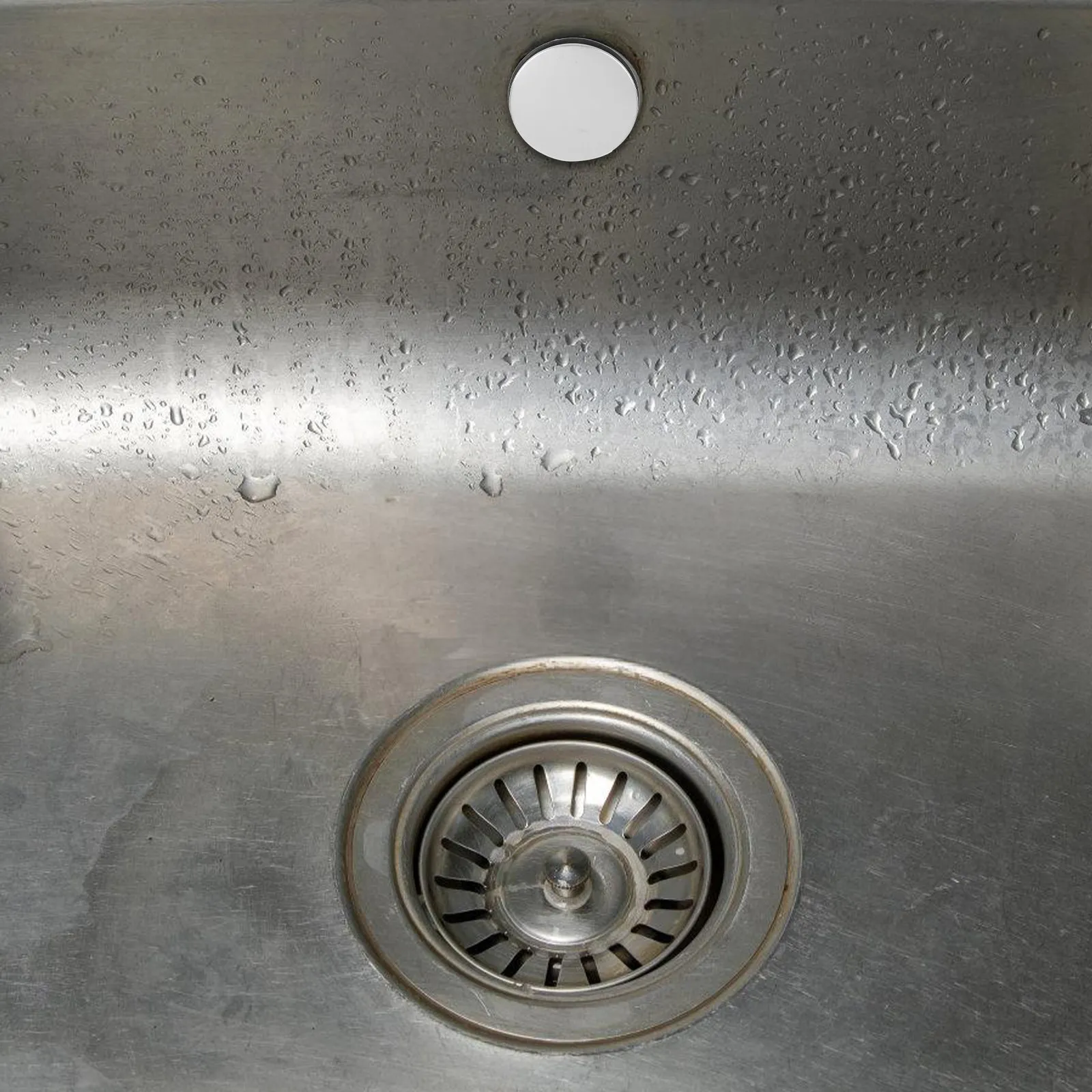 

Sink Hole Cover Stainless Steel Kitchen Faucet Hole Cap for Unused Sprayer Soap Dispenser Holes Countertop Washbasin Leak Seal