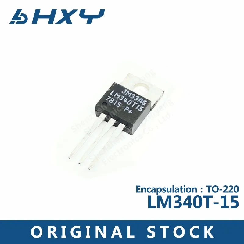 10PCS LM340T15 LM340T-15 7815 package TO-220 linear regulator