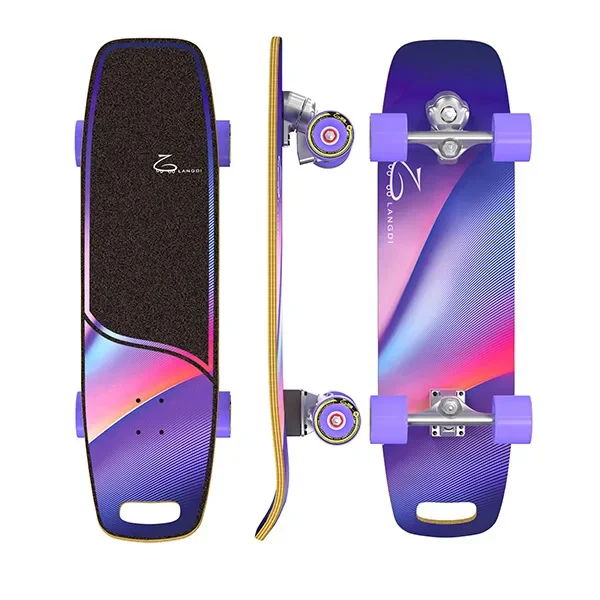 Land surfing board land punching board skateboard double rocker board for beginners aged 3-6, S6 bracket without pedaling design