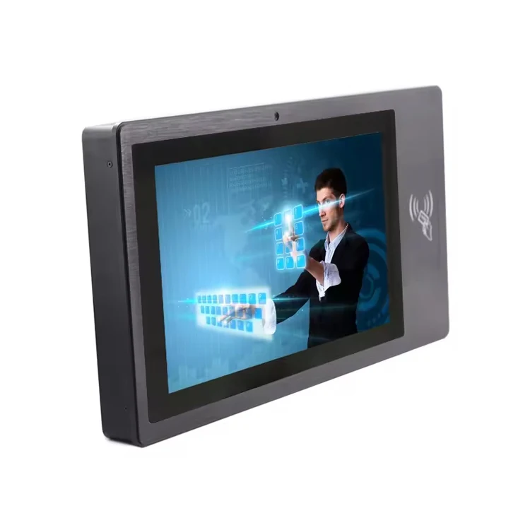 13.3 Inch Wall Mount Poe Android Touch Screen All in One Panel PC Meeting Room Booking System Tablet With NFC Reader
