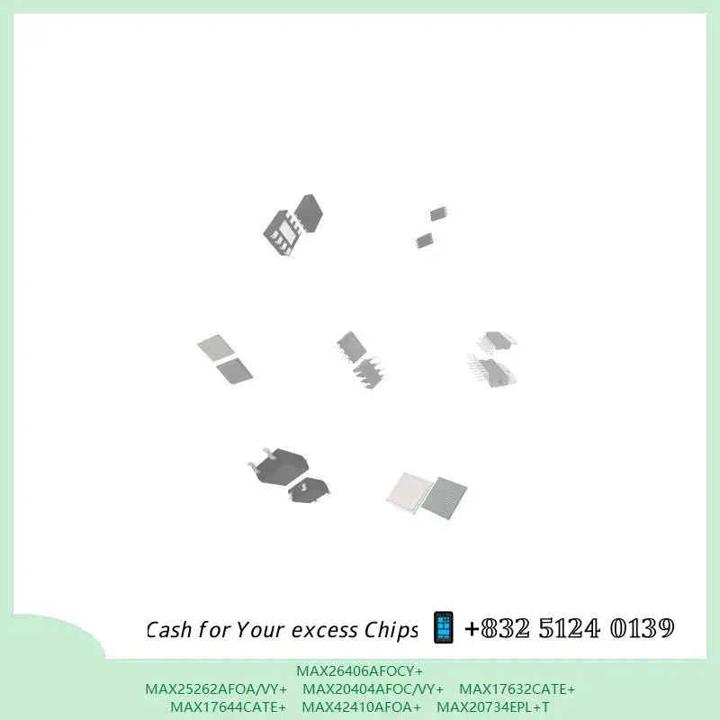 Integrated circuit MAX26406AFOCY+ MAX25262AFOA/VY+ MAX20404AFOC/VY+ MAX17632CATE+ MAX17644CATE+ MCU chip MAX42410AFOA+