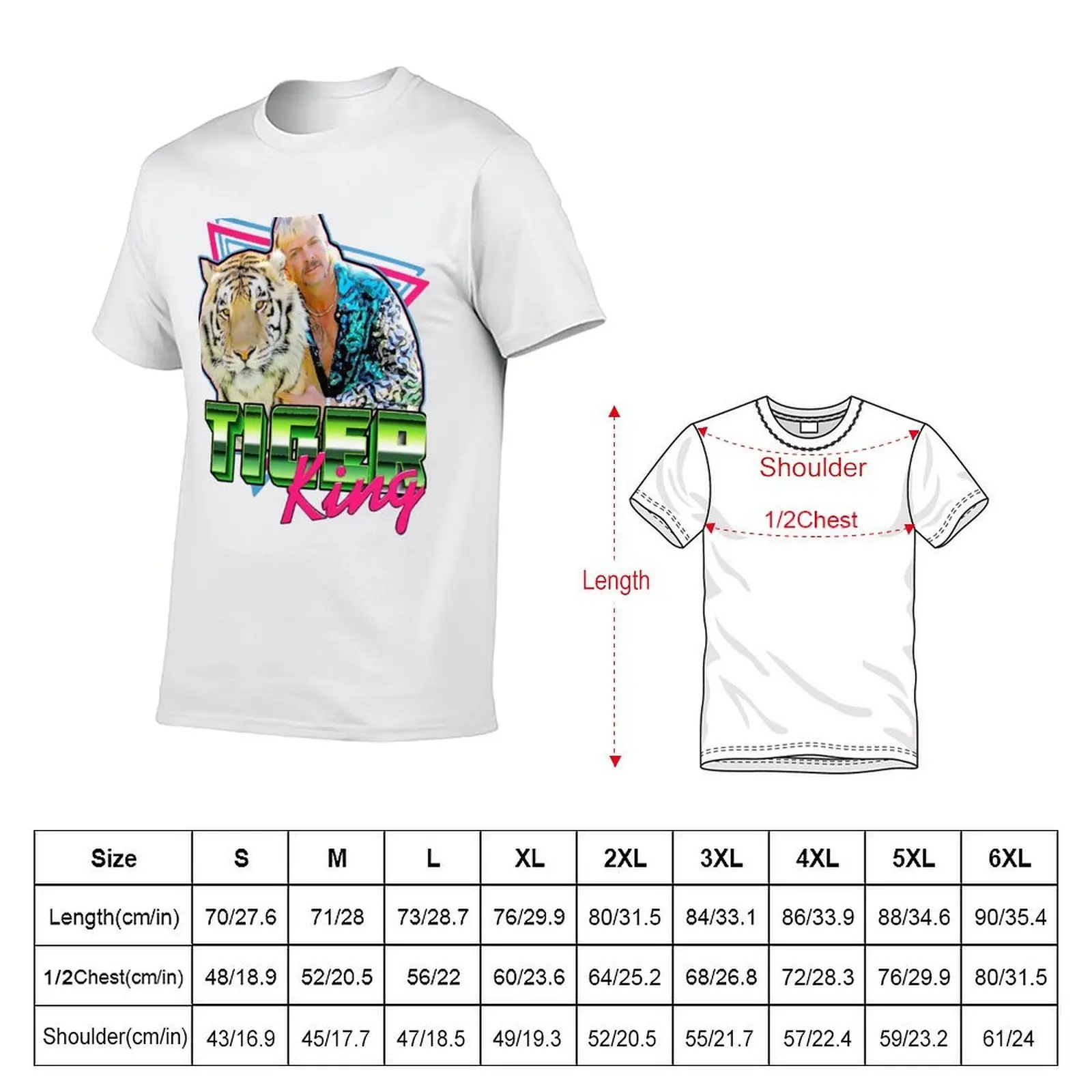 Joe exotic tiger king shirt T-Shirt man t shirt cotton cotton t shirts high quality T-Shirt