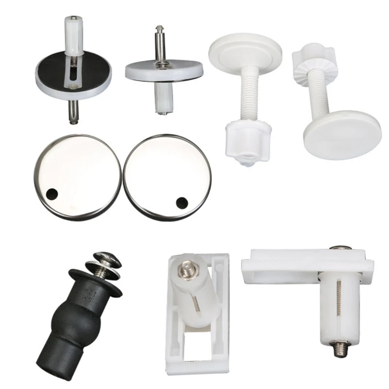 Tornillo de fijación Universal para tapa de inodoro, Kit de tornillos de expansión para asiento de inodoro, accesorios para tuercas, 2 piezas