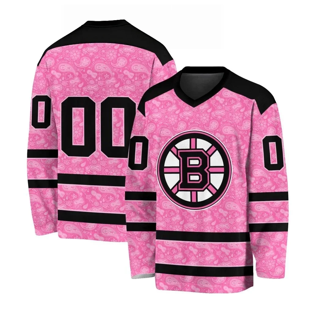 2026 Breathable Ice Hockey Party Street Dressing 3D Quick Drying Comfortable Leisure Sports Family Long Sleeved T-shirt
