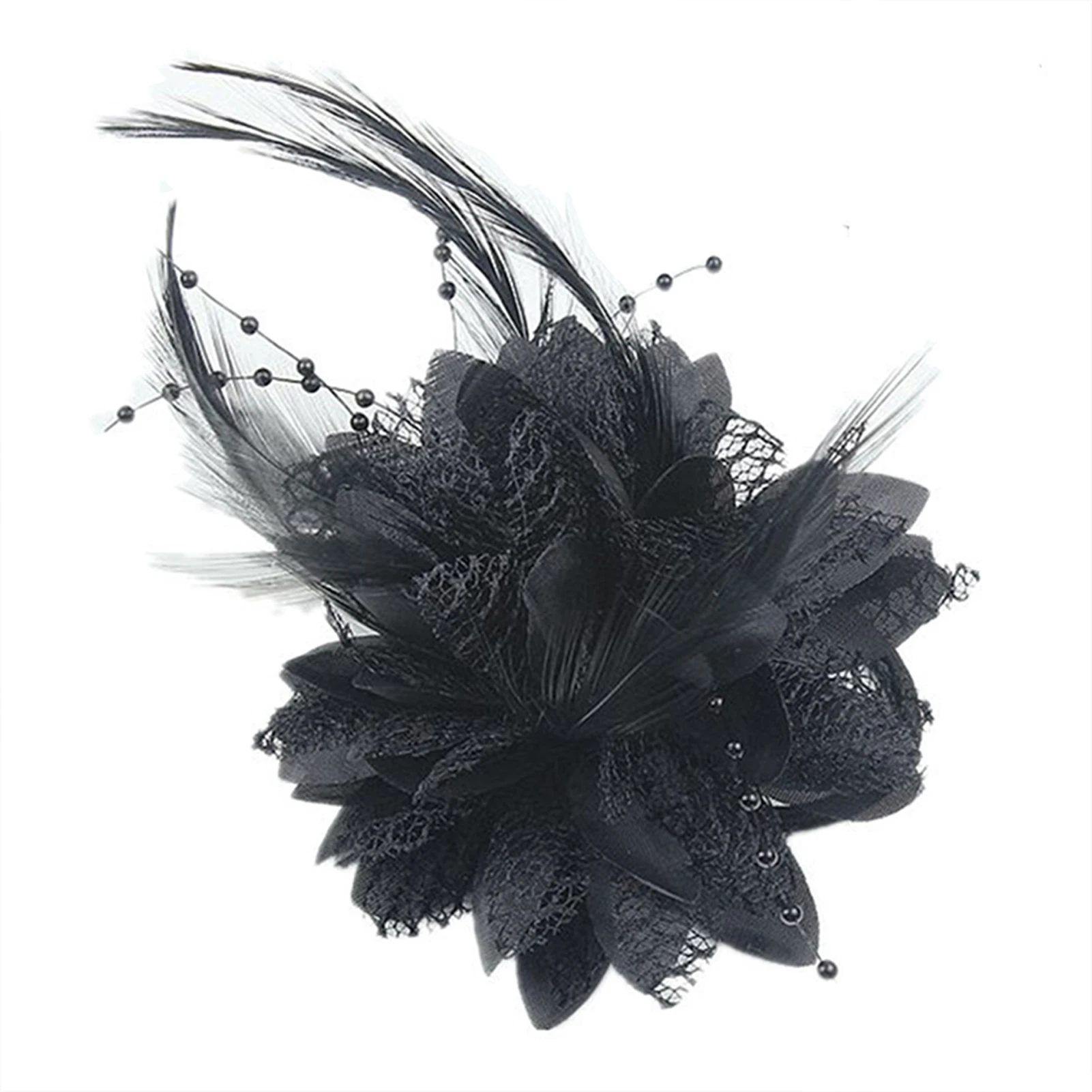 Latin Dance Headdress Flower Bridal Hairband With Flower For Party Accessory