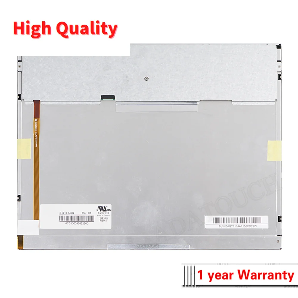 LCD Display Panel for G121X1-L04 Rev. C1 LCD Display Panel Brand New and Original