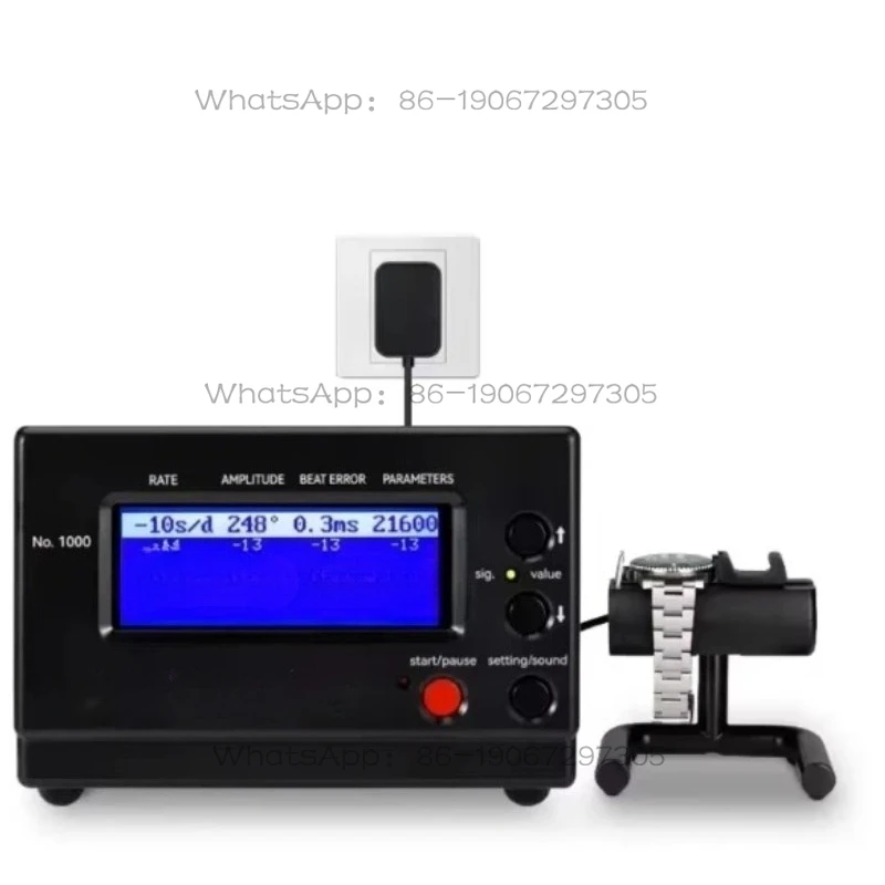 1000 Chronograph Mechanical Watch Detector Motion Detector Automatic Calibration Timer Maintenance Tool