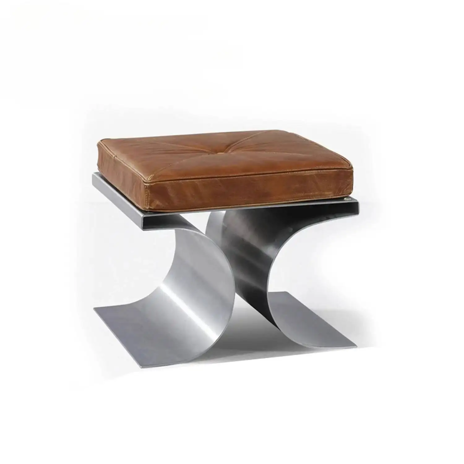 

Стул Michel Boyer X из нержавеющей стали в стиле Баухаус, маленький, современный