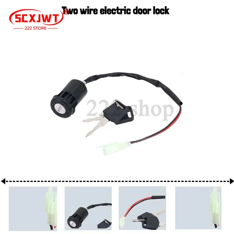 Für Universal Motorrad Motorrad Zündschloss + 2 Schlüssel für ATV Moto Zubehör Motorrad Start Schalter Türschlösser