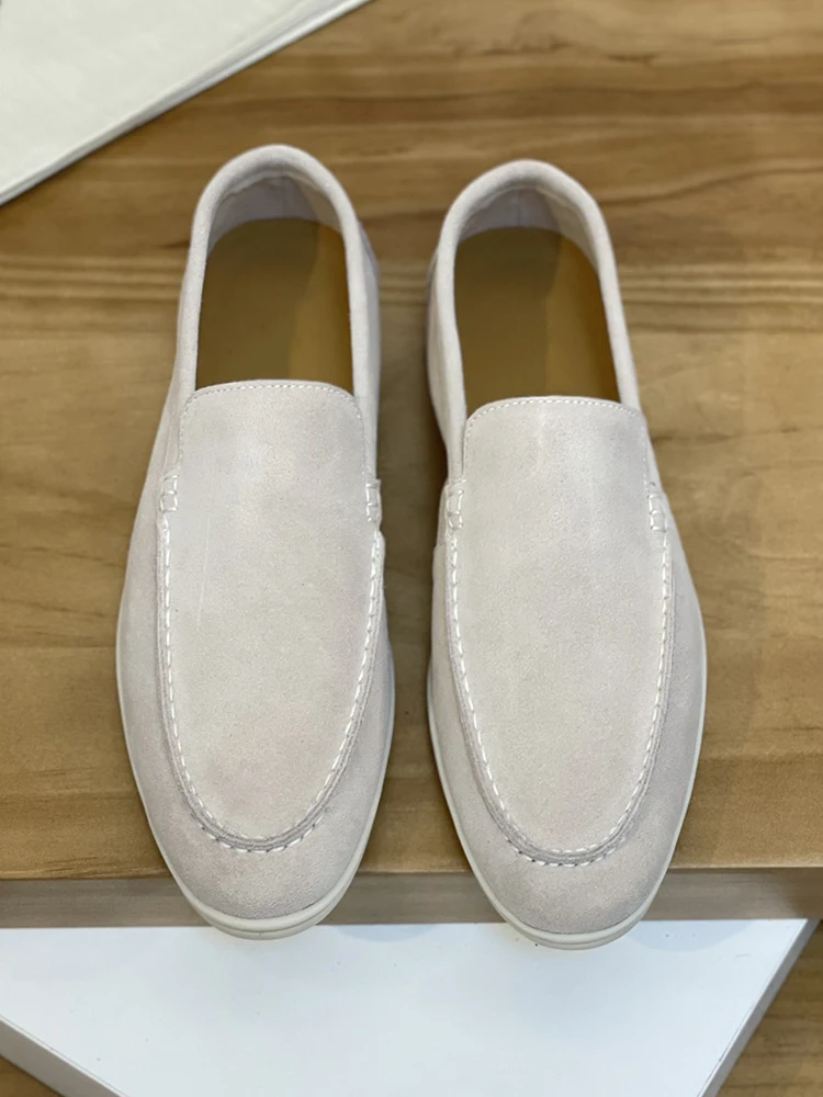 

Spring Autumn Fashion Simplicity Casual Shallow Mouth Loafers Women's Daily Solid Color Round Toe Patchwork Flat Bottom Shoes