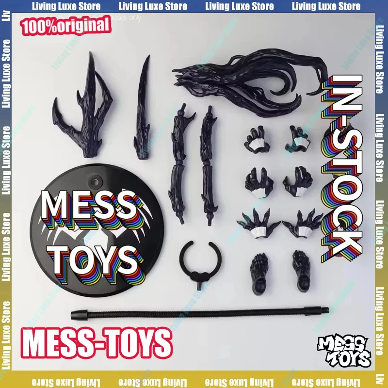 novitA-in-stock-giocattoli-mess-toys-kit-accessori-film-lethal-neighbor-abito-nero-modello-action-figure-anime-symbiotic-regali-e-giocattoli