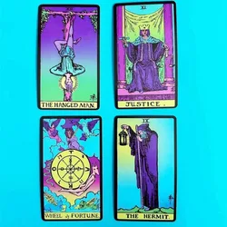 10.3*6cm Neo Rider Tarot Deck 78 Colorful Tarot Cards for Beginners Rider-waite Tarot System Pocket Size