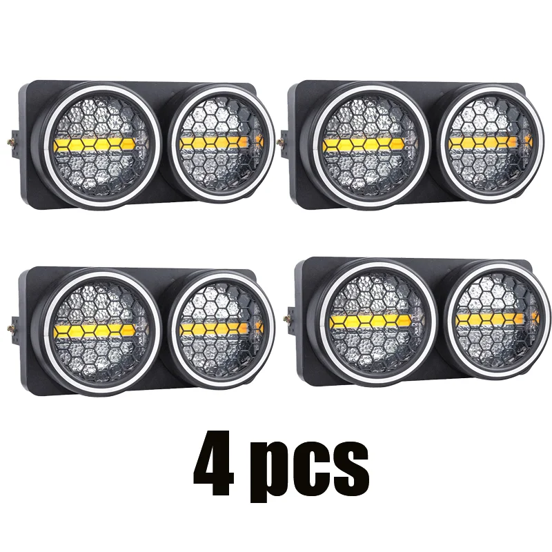 

4Pcs 200W LED retro light With Ring Strap RGB with DMX control for wedding stage event bar