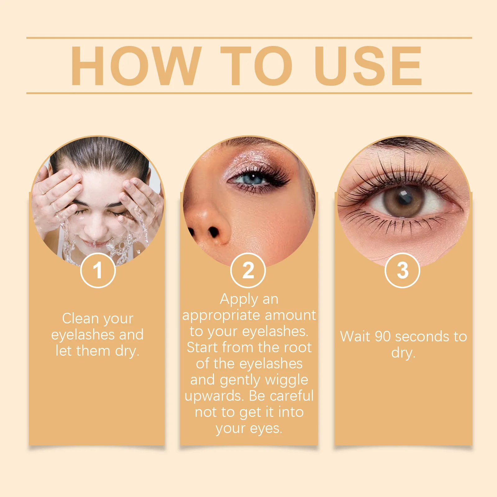 Siero per la crescita rapida delle ciglia 7 giorni Potenziatore naturale delle ciglia Più lungo Più pieno Più spesso Curling Lash Trattamento Prodotti per la cura degli occhi Trucco