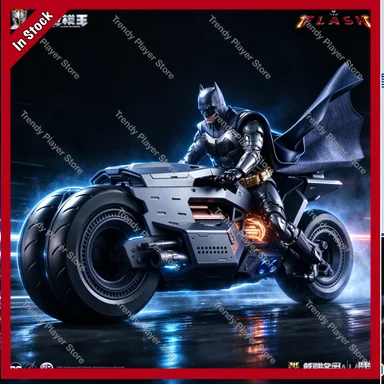 EnStock The Flash 1/12 Batman Ben Affleck traje motocicleta Batmobile montaje figura de acción juguete para regalo coleccionable
