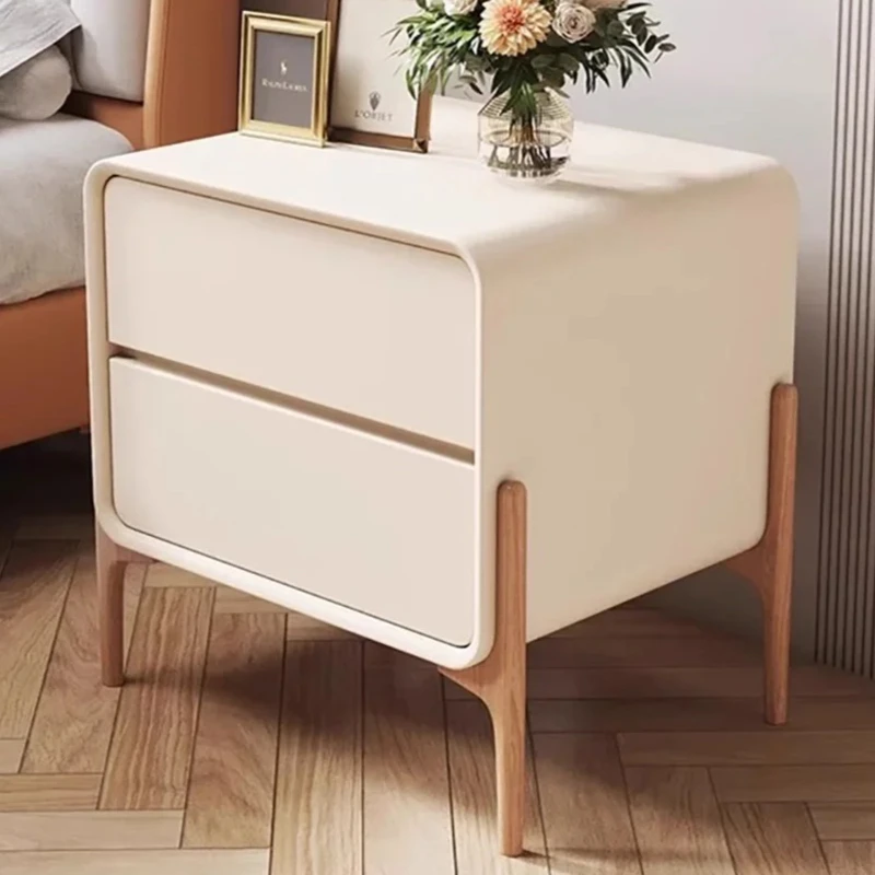 

Space Saving Aesthetic Nightstand Luxury Space Saving Beautiful Night Table Storage Elegant Premium Mesa De Noche Furniture