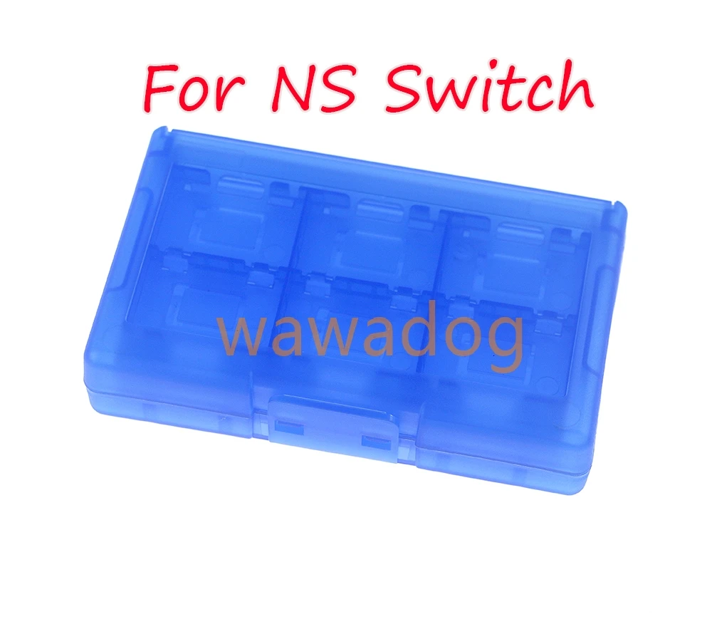

10pcs 24 in 1 Game Card Case for Switch Portable Hard Plastic Game Cartridge Holder Storage Box Carrier with 2 TF Card Slots