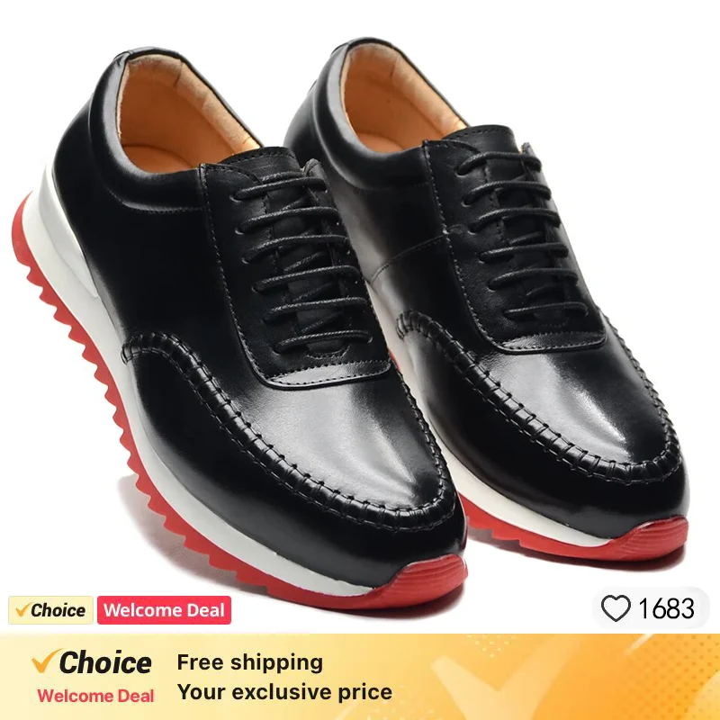 

Men Shoes British Genuine Leather Shoes Comfortable Autumn 2023 New Lace Up Casual Shoes Crocodile Pattern Outdoor Men Sneakers