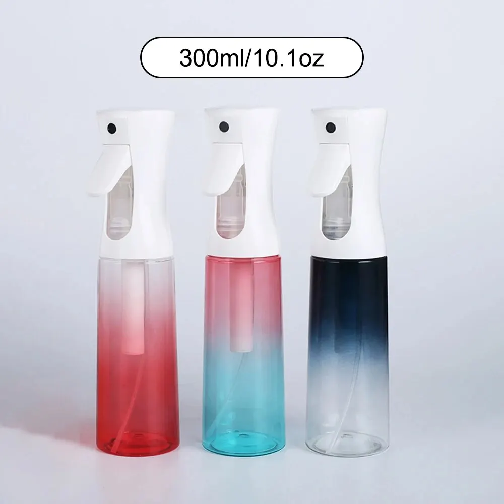 1PC Gradient Color High Pressure Spray Bottle Splicing Color Matching 300ml Skin Care Spray Can Automatic Salon Hairdressing Wat