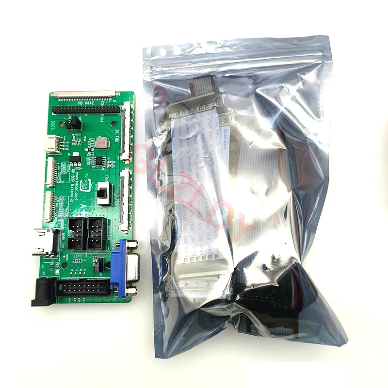 QK-809 TV T-CON Software Burning Adapter Board per RT809H RT809F Tcon program burner upgrade gamma burn-in tool SOP8 flash/ISP
