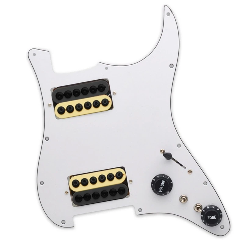 Scratch Resistant Multilayer Electric Guitar Pickguard Set, Triple Single Coil Guard, Practice and Performances