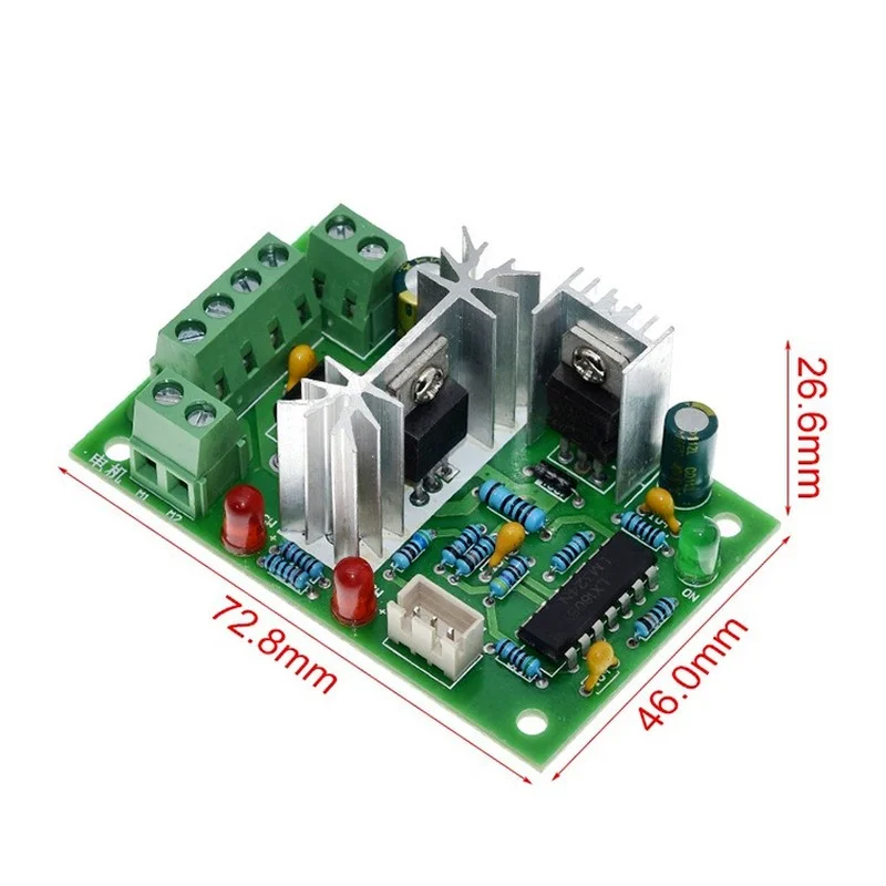 CCM2 10-30V DC Motor Speed Controller Reversible Switch 120W PWM Adjustable motor speed regulator