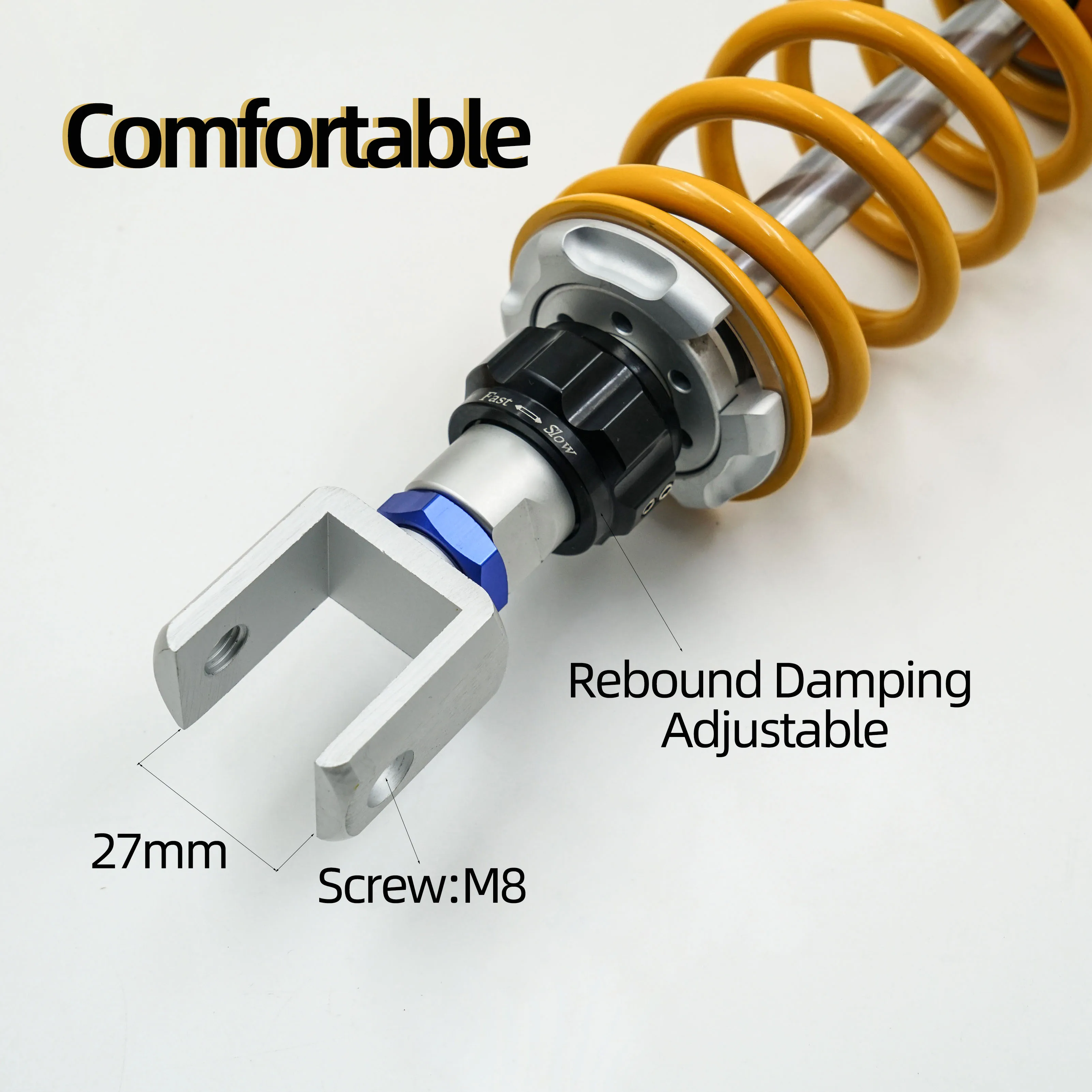 27mmFork التوأم الصدمات الخلفية 395 مللي متر/425 مللي متر ل Haojuedk125e ياماها كيمكو مثل Voge350T هوندا الفضة الجناح 600/400 Maxsym400 Forza350