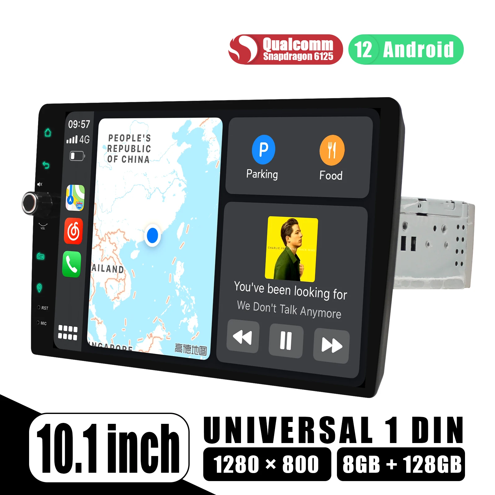 JOYING Newest 10 inch 2.5D After Market Car System Android Radio Stereo Universal Head Unit GPS NAVIGATION No 2Din Split Screen